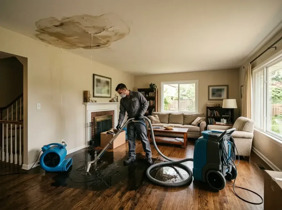 attic-pipe-burst-ceiling-drip-008 — frequently asked questions, Water Damage Restoration & Carpet Care in Berkley, MI